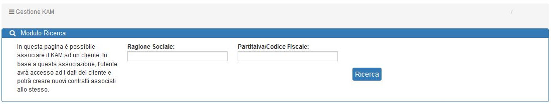 Gestione KAM