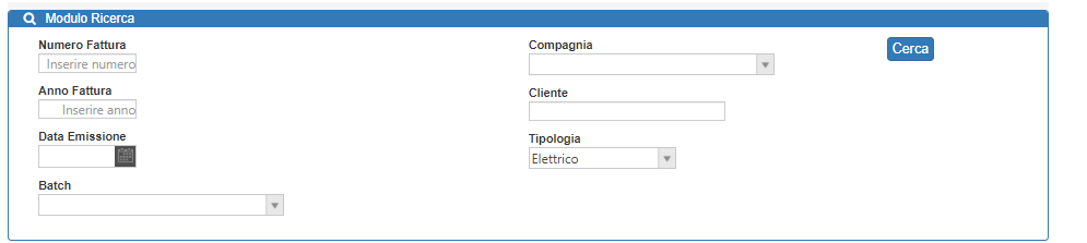 Elimina Fattura
