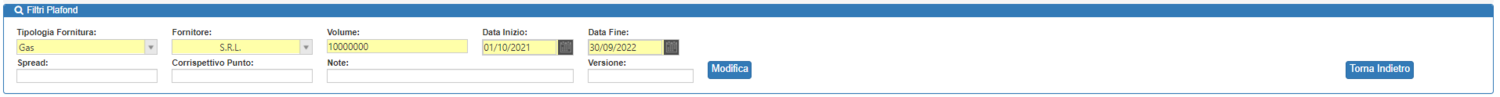 Modifica Plafond