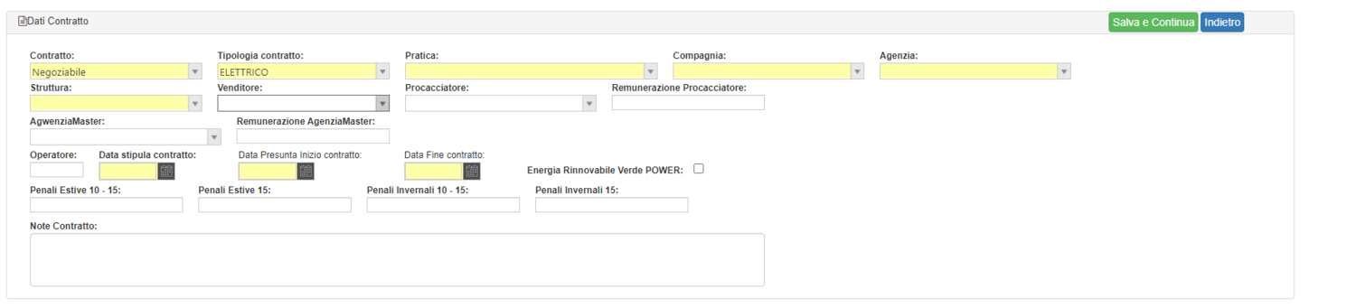 Nuovo Contratto Negoziabile