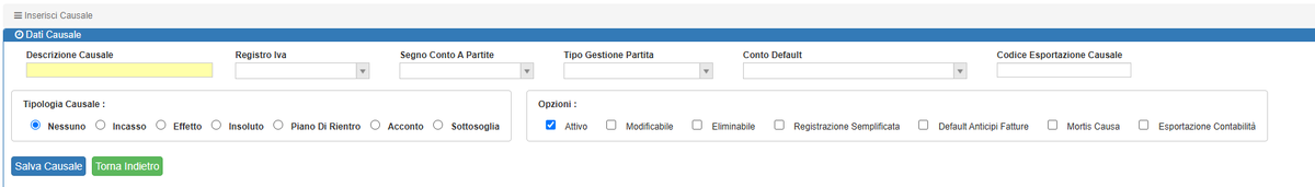 Nuova Causale